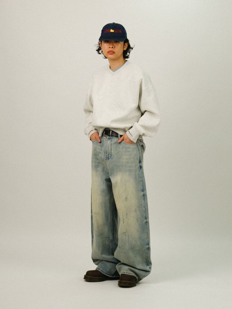 TD Yellow Washing Wide Denim