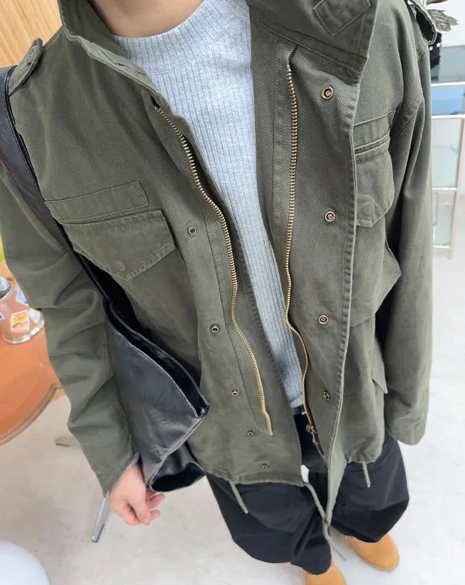 Rendered washed field jacket