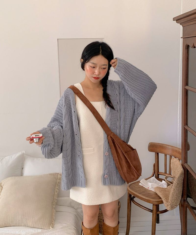 Winter Bouclé Bustier Mini Dress