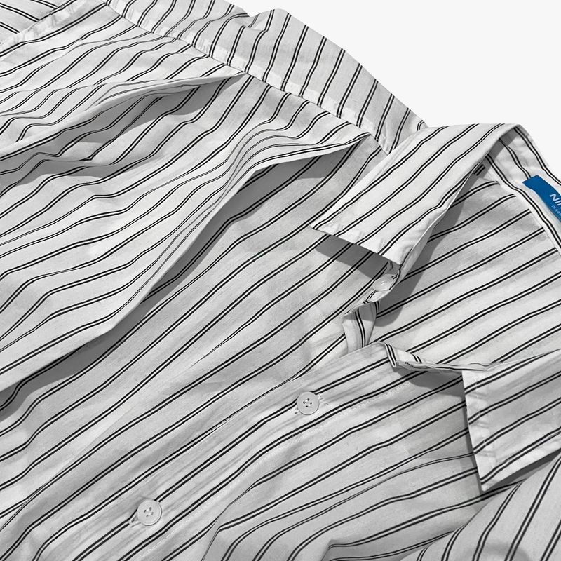 offset stripe shirt_white