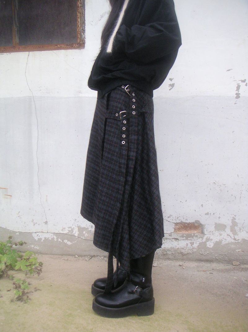 ZELENA(ゼレナ)の「unbal wrap skirt(Skirts)」