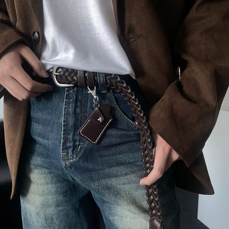 OWN Case Weaving Leather Belt (2 colors)