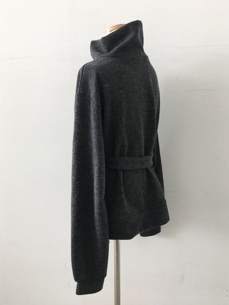 Vent loose high cardigan