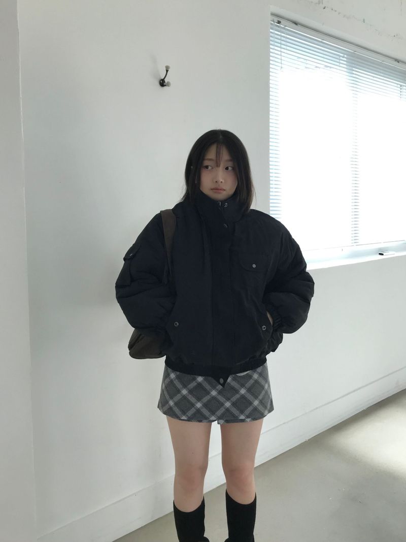 Bender High-Neck Padded Jumper (2 colors)