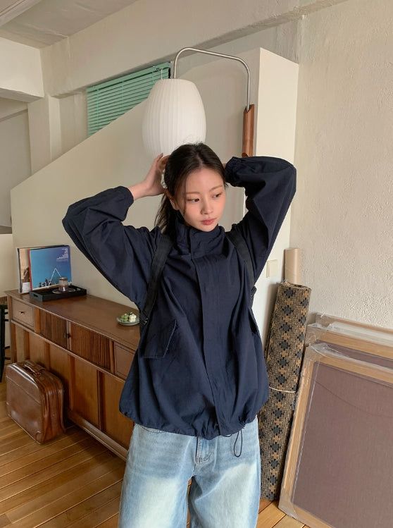 Hidan Washing Bomber Jacket