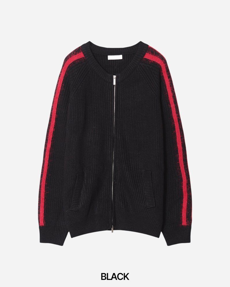 Kade Line Knit Zip-up