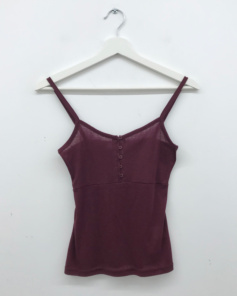 Epo Sheer Button Sleeveless (6color)