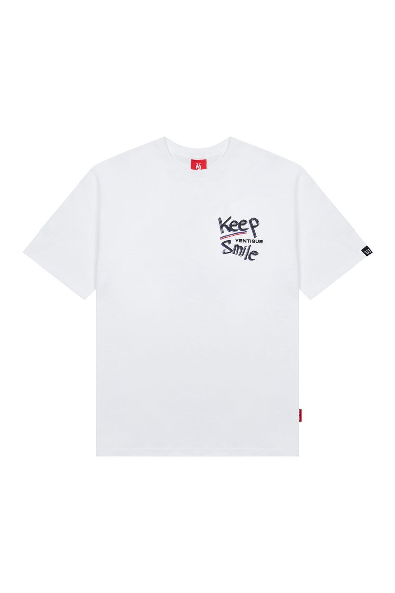 Keep smile T-shirt 2color
