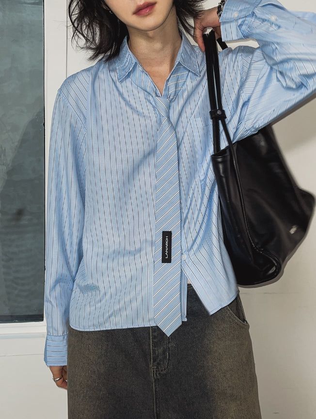 [LANARCH] Azure Stripe Tie