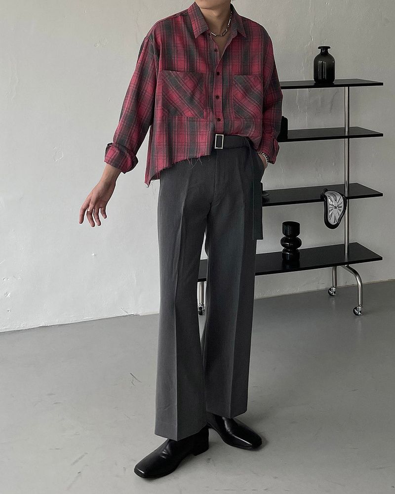 MT Belt Wide Slacks (2 colors)