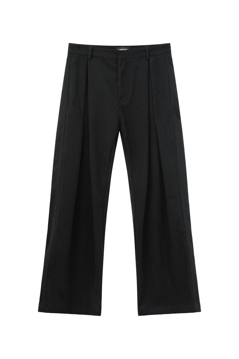 Old Money Pleated Wool Trousers