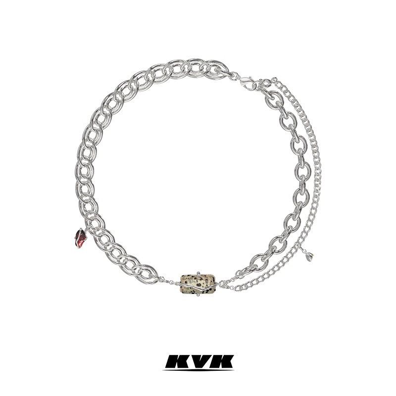 KVK ザブロッサム リコンフィギュラブルネックレス ウィズ エレメントフロームザピーチブロッサムコレクション