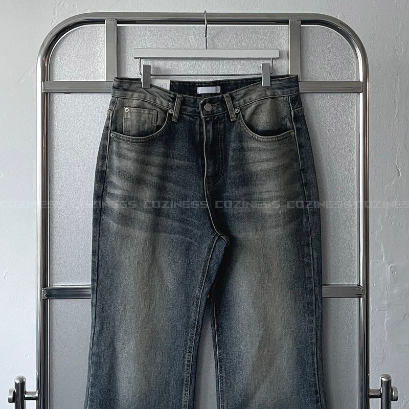 NOS103 Cat Blue Bootcut Denim (S ~ L)