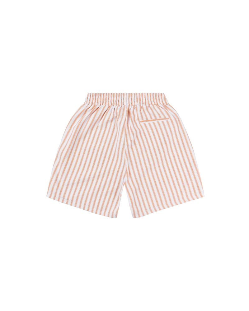 Striped Script Logo Shorts
