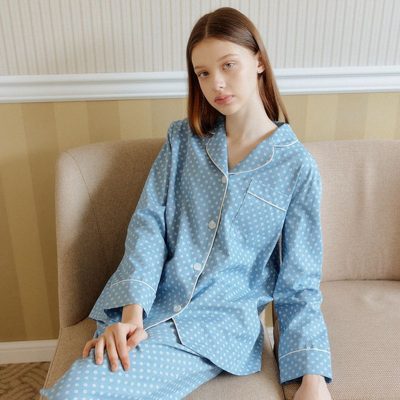 yuppe（ヤッピー）の「デニムパジャマ / DENIM PAJAMA_SKY BLUE（Tops）」