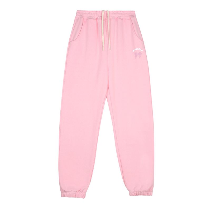 wonder visitor（ワンダービジター）の「Happy Logo jogger pants [Pink]（Pants）」