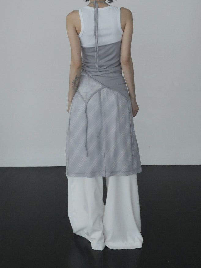 Ar knot check skirt