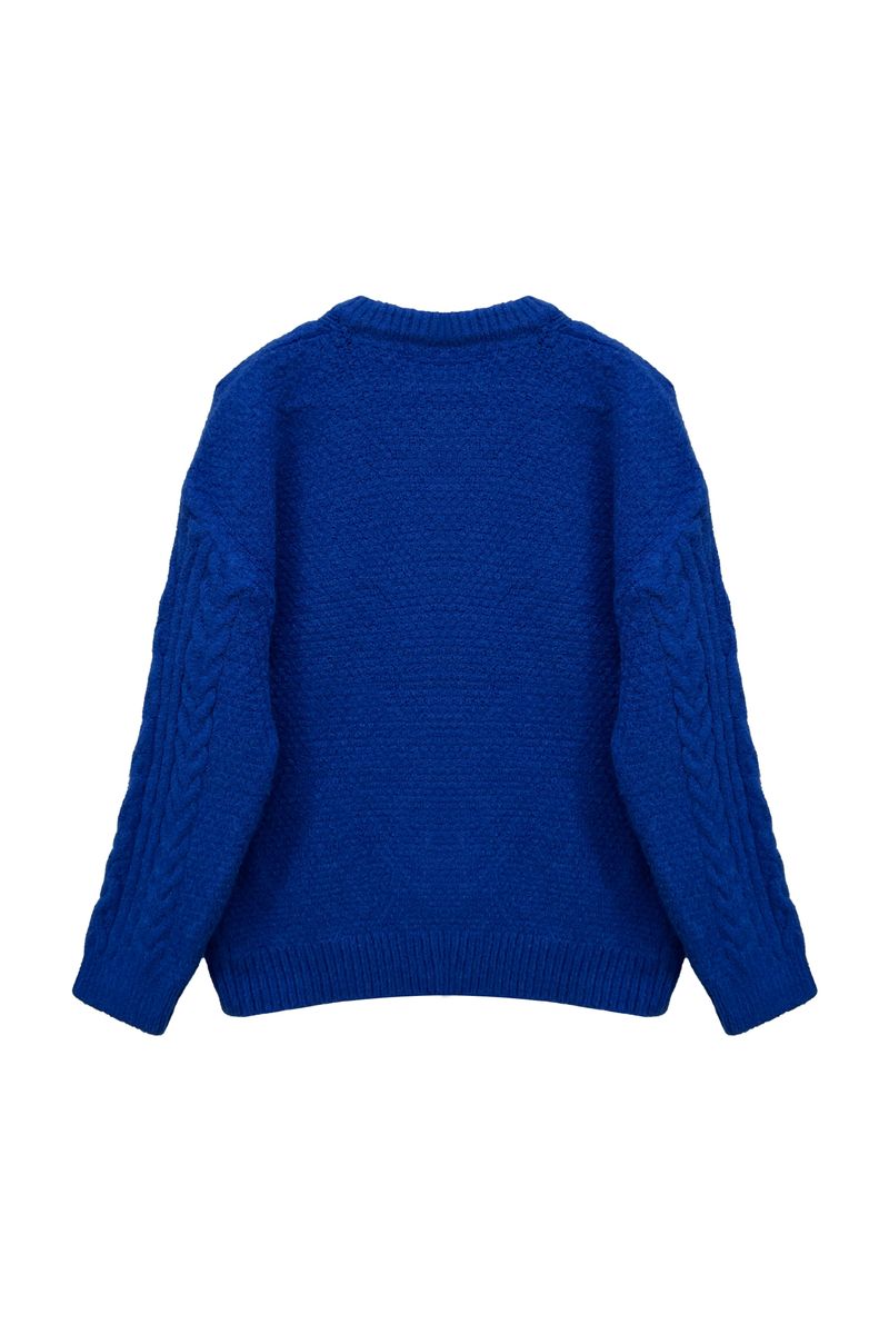 JUICY ROUND KNIT / BLUE