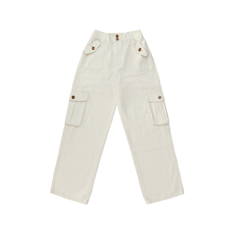 CARGO SOFT WIDE PANTS