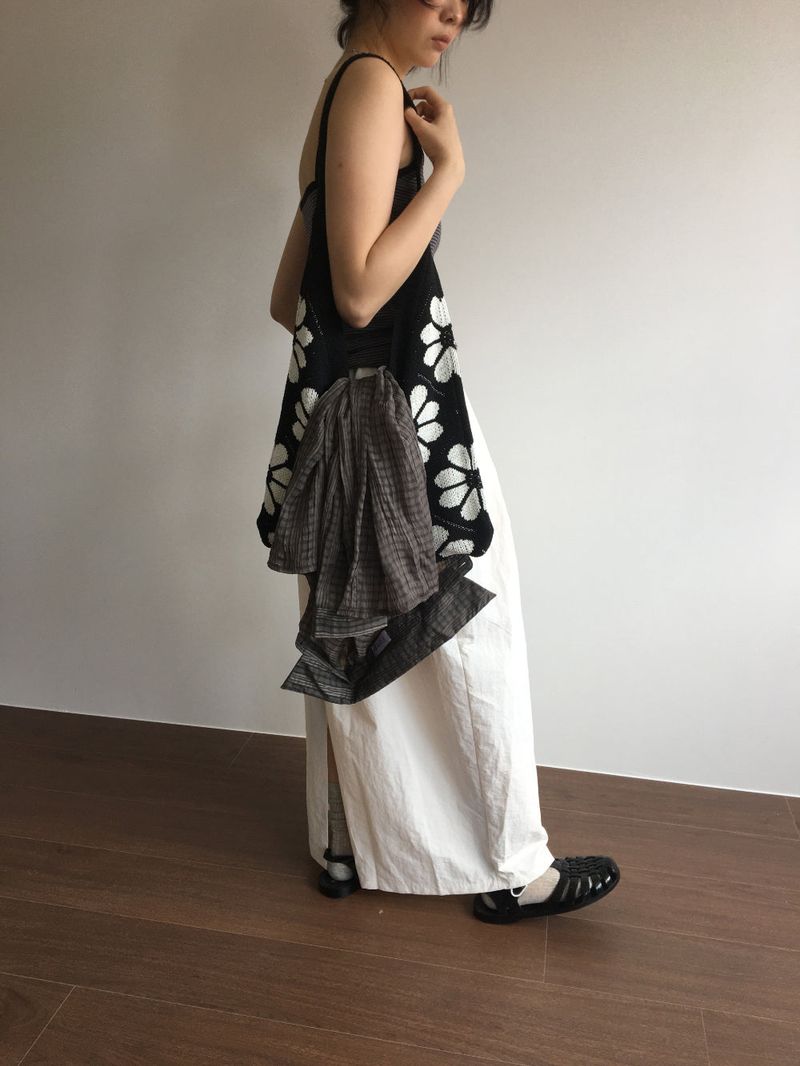 Ez Flower Knit Bag (2color)