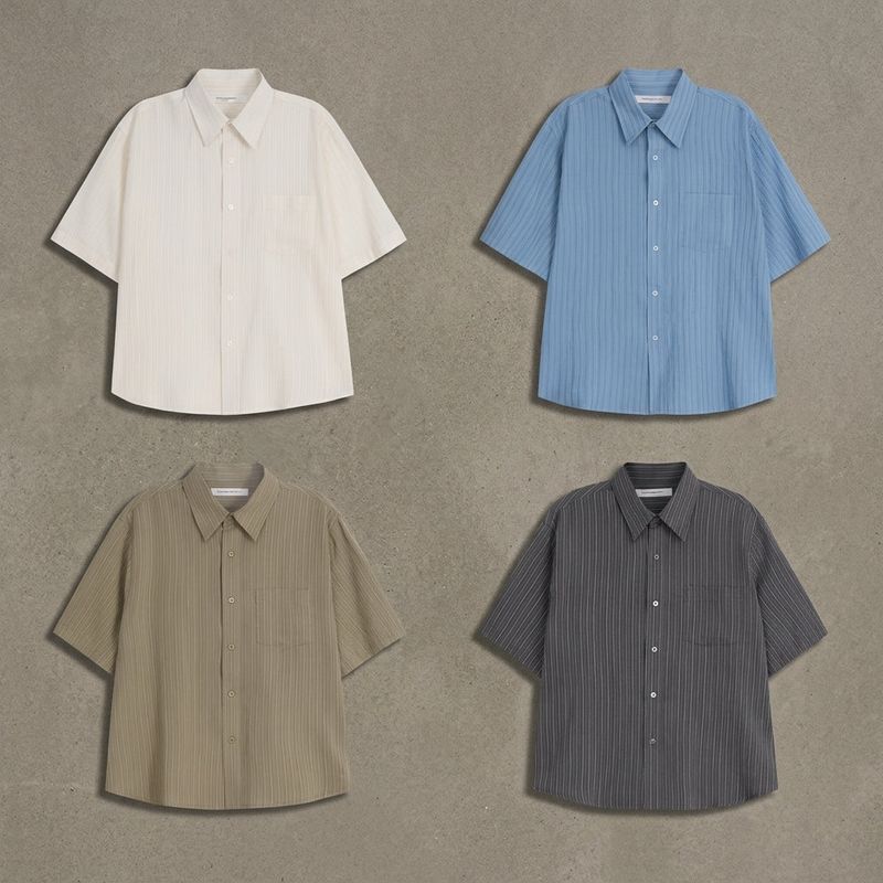 Mist Grey Relaxed Shirt