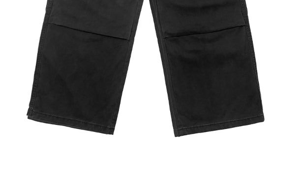 Nako String Pintuck Pocket Washing Wide Pants
