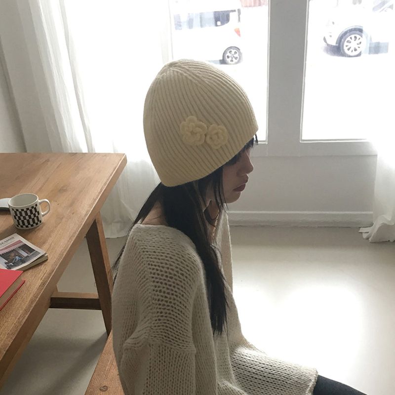 Kinzo Vintage Rose Knit beanie