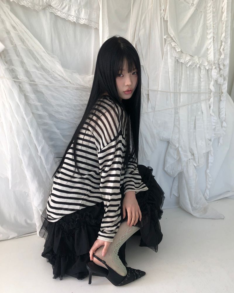 Natin Stripe Long-Sleeve Knit