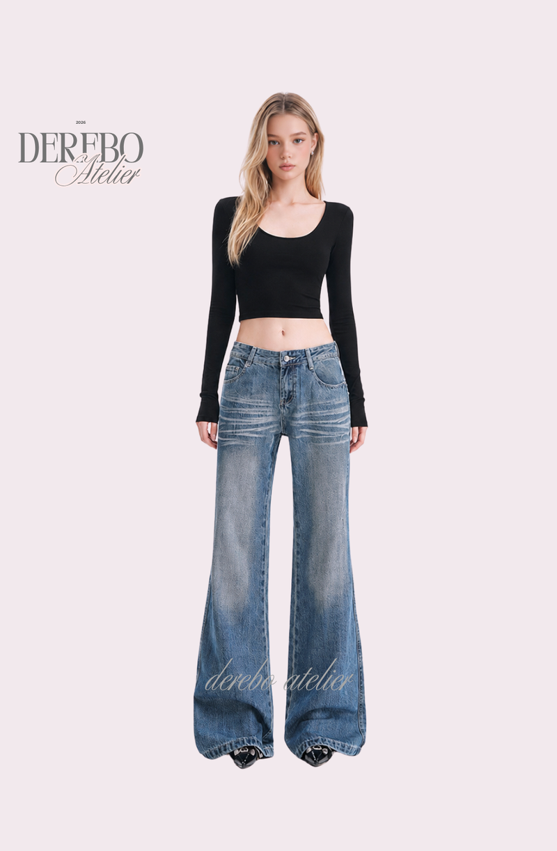 Days Light blue long fit denim pants