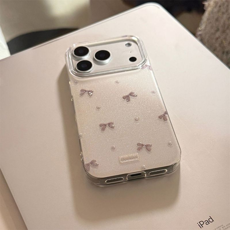 Glitter Diamond Ribbon iPhone Case