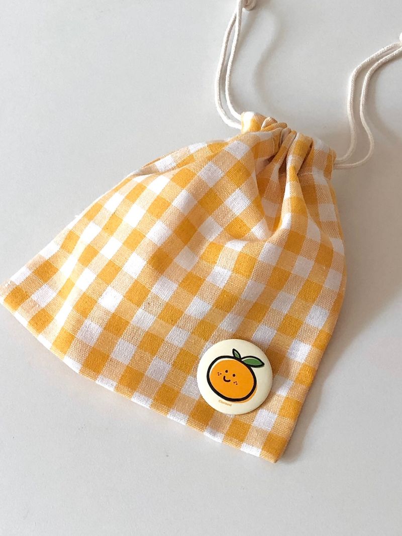 bora and(ボラアンド)の「Tangerine badge+pouch set(Smartphone Accessories)」