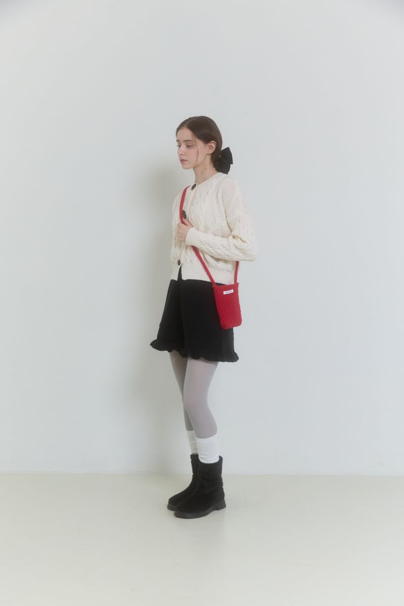 FAIRY FRILL KNIT SHORTS