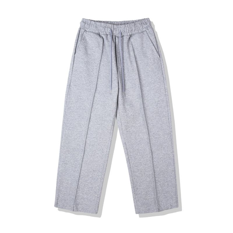 FRONT SEAM 2WAY WIDE SWEAT PANTS GREY