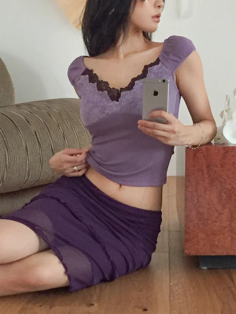 Mauve Skirt