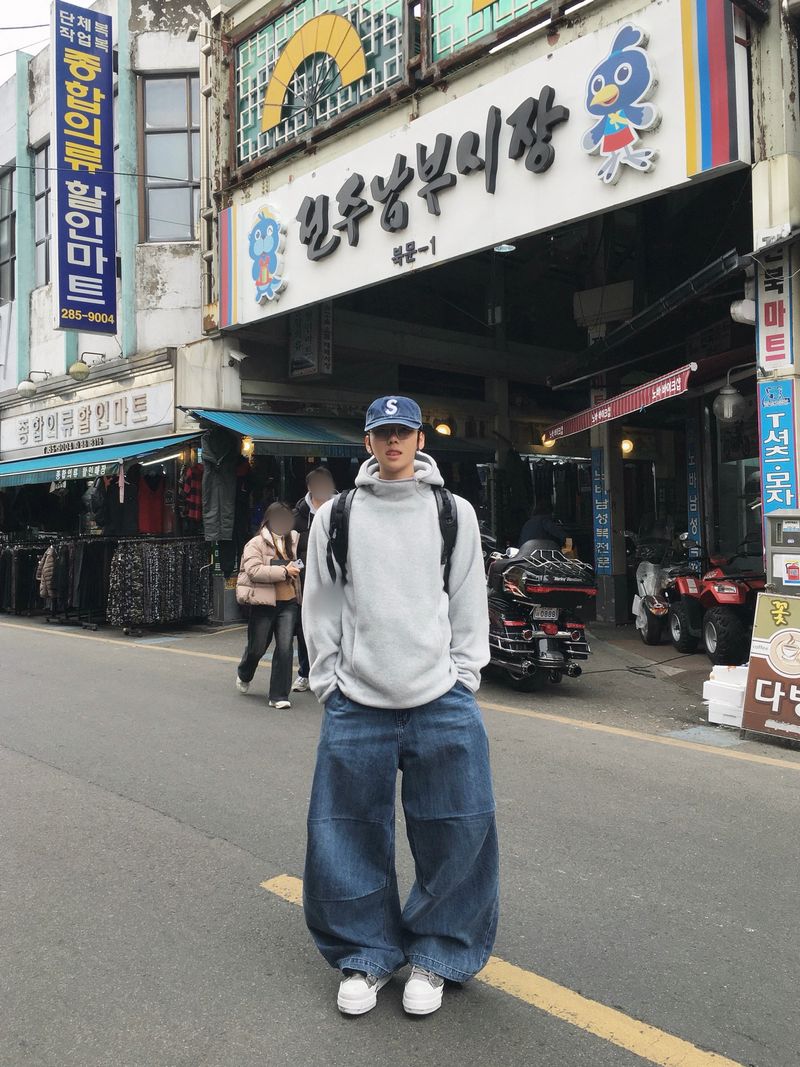 Burnett Double Pintuck Balloon Denim Pants 2C