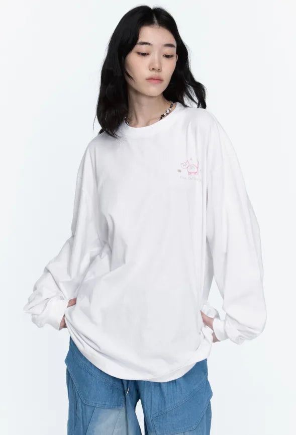 CPGN studio（コンパーニョ）の「26FW★キャット スタック ロングスリーブ（トップス）」