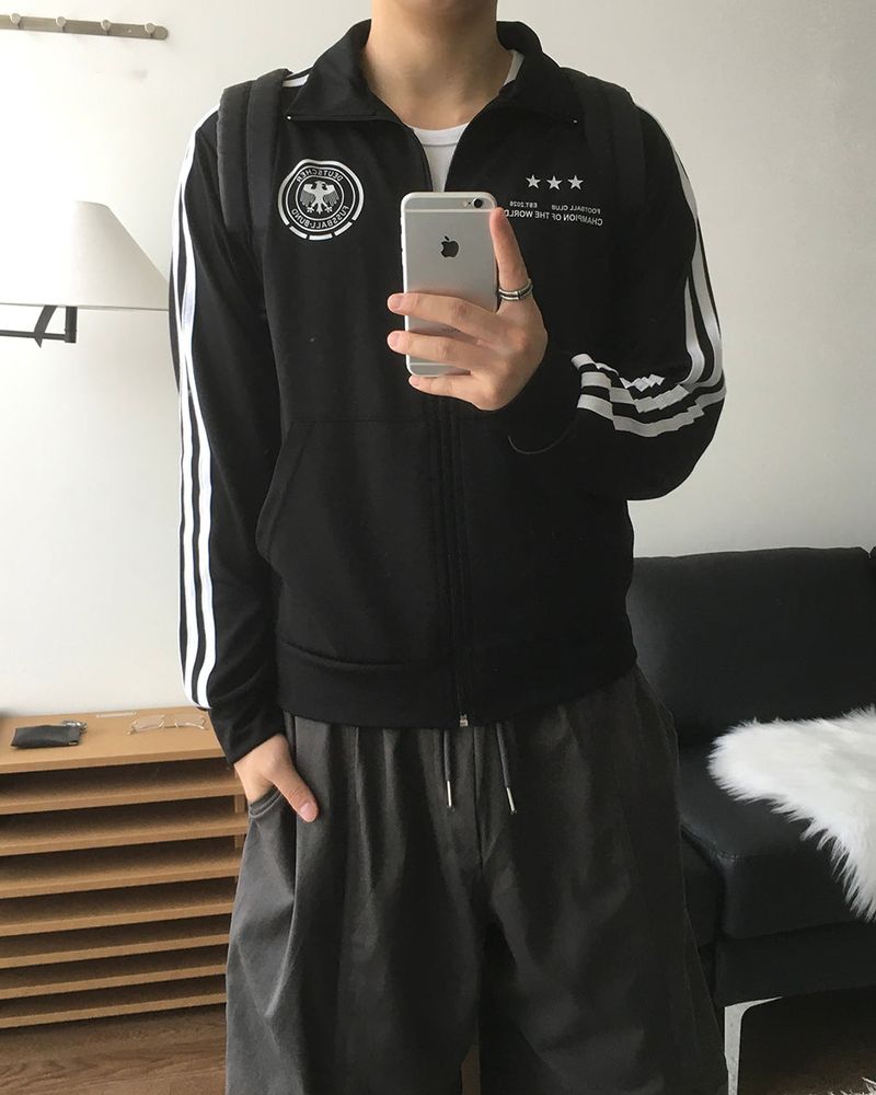 Roster Crop Track Zip-up