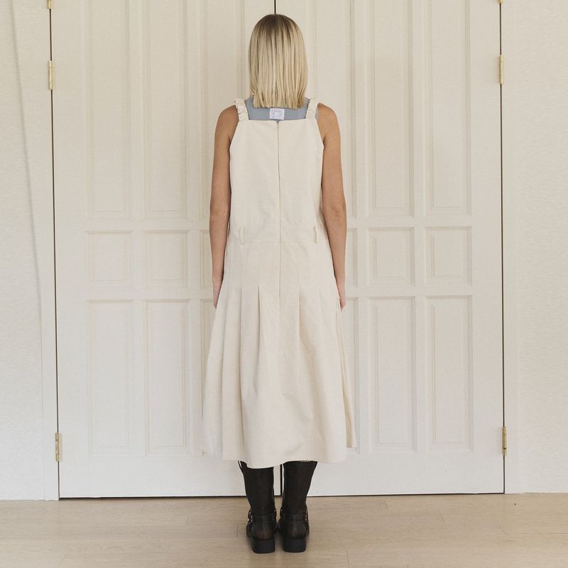 delidi（ディライディ）の「Balmy overall one-piece (ivory)（Dresses）」