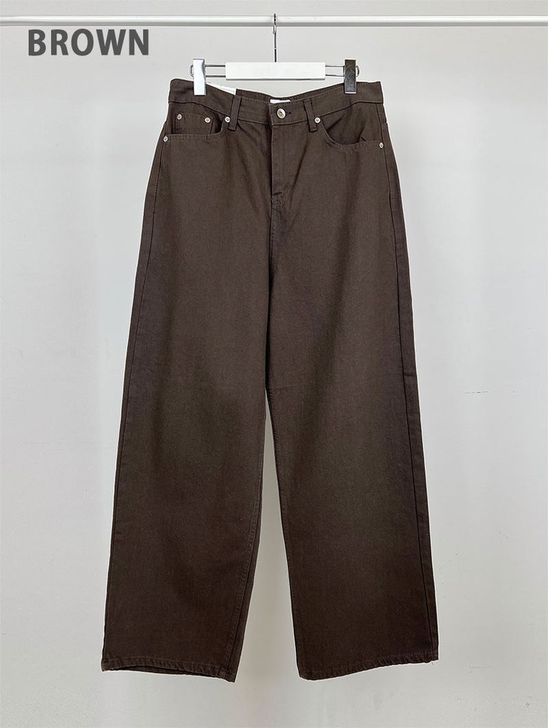 BASIC WIDE PANTS (5C)