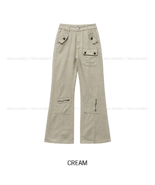 Edit Semi Bootcut Cargo Pants