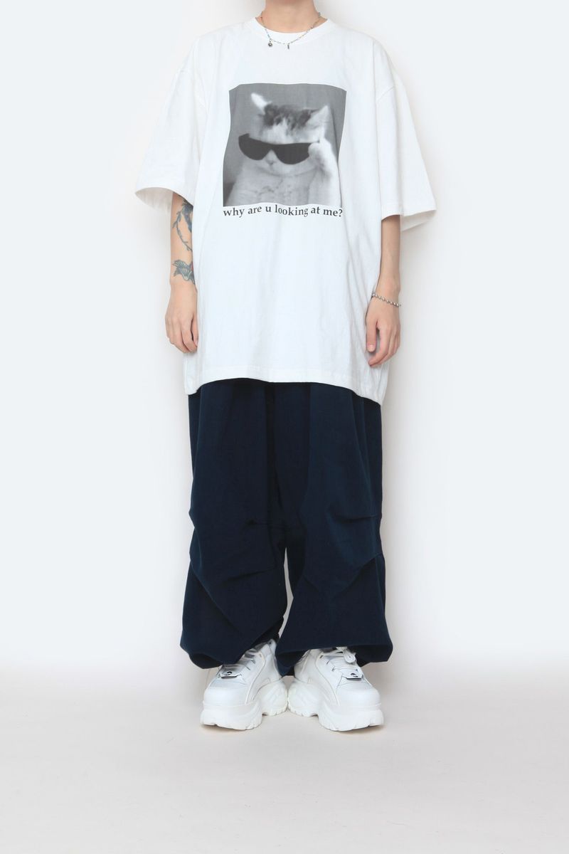 Digital Cat Over Short Sleeve T