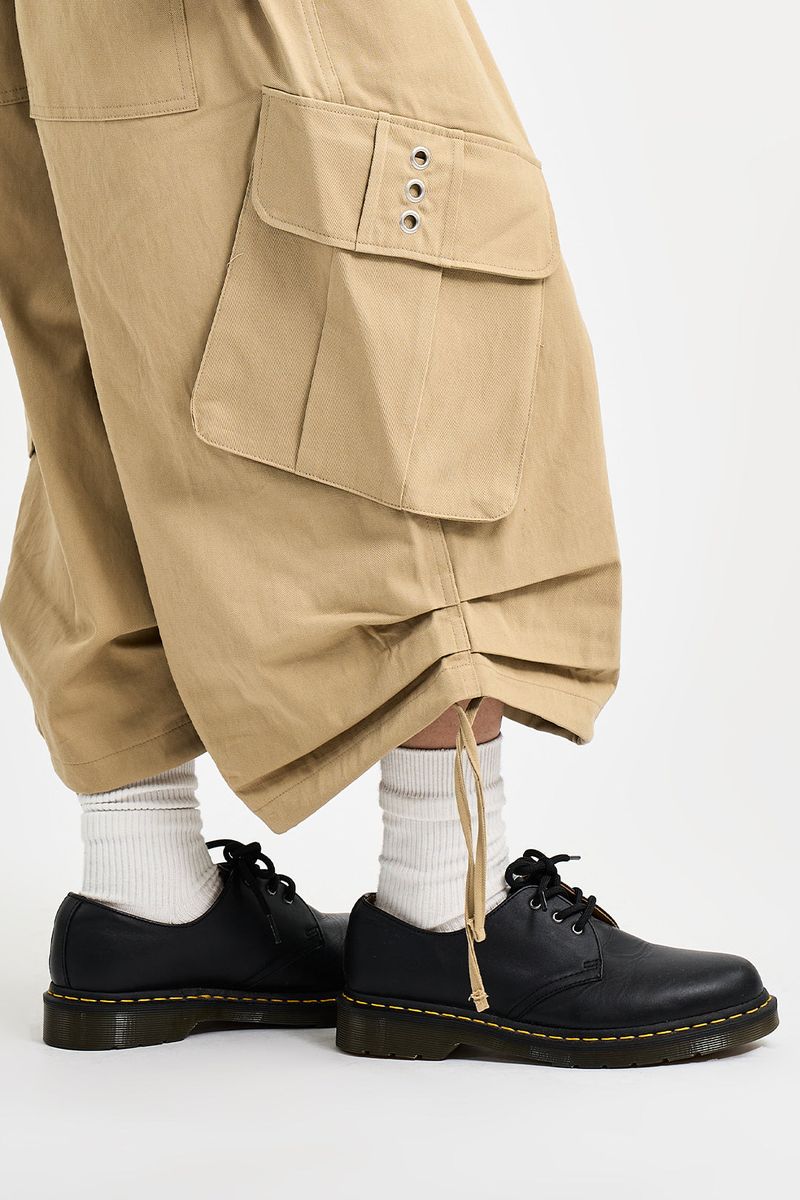 String Balloon Bermuda Pants