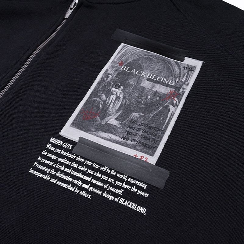 BBD No Sympathy Zip Up Hood Jacket (Black)