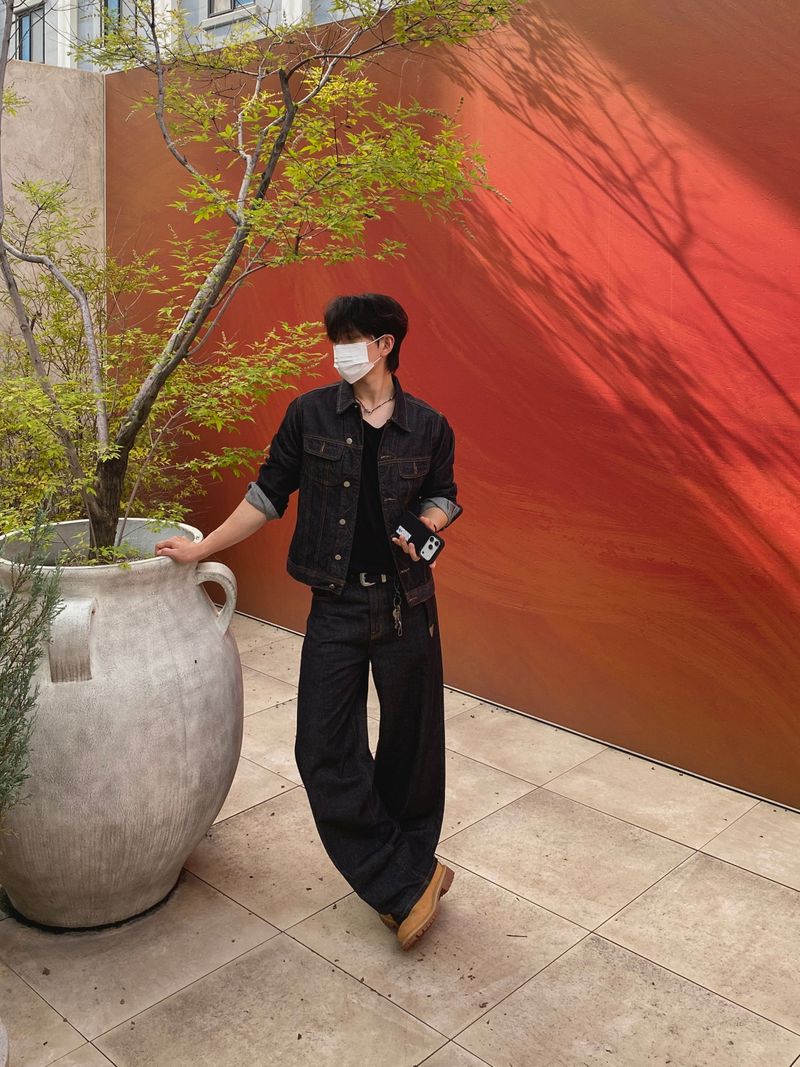 Steady Wide Denim Pants 2C