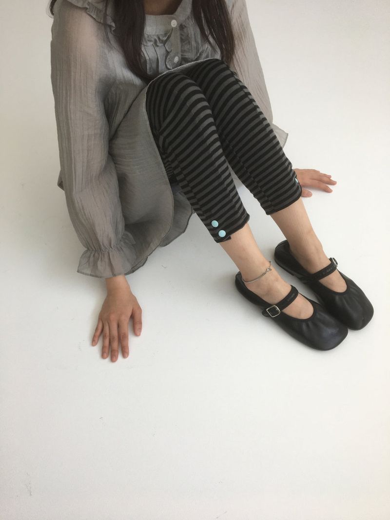Ricky Button Leggings (3color)