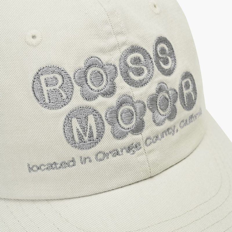 Logo cap _ivory gray