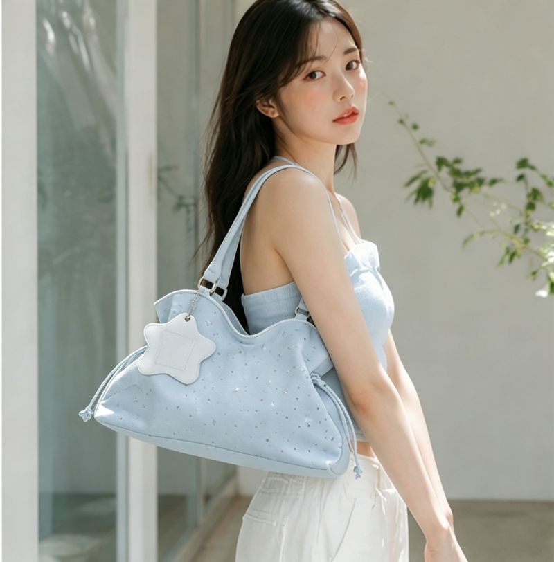 Star Keyring Large Capacity Commuter Tote Bag