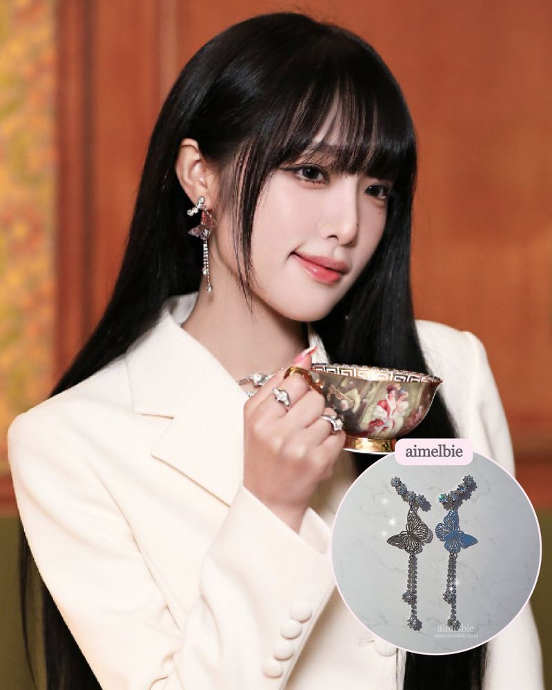  [IVE Rei, Choi Yena Earring] Butterfly Elf Queen Earring