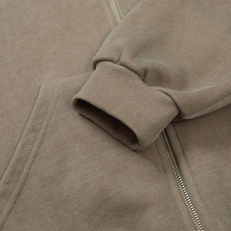 ピグメントヘビージップアップパーカー / Pigment Heavy Hood Zip-Up [COCOA]