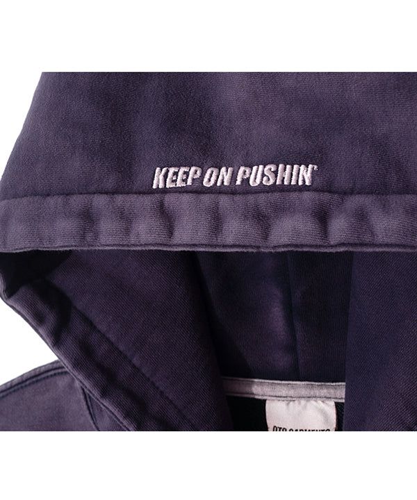OC Bliss Washed Zip-up hoodie (Navy)